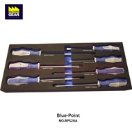 ชุดถาดโฟม ไขควงตอก BLUE-POINT NO.BPS26A Pass-Thru Screwdriver Set Factory Gear by Gear Garage