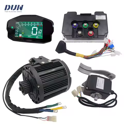 QS138 90H PMSM 4000W Motor Kits with FarDriver Controller ND72680 ,Pedal Accelerator,DKD Speedometer