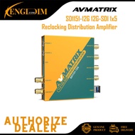 AVMATRIX 12G-SDI 1x5 Reclocking Distribution Amplifier SD1151-12G