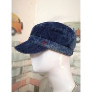 ZOO YORK  denim round hat/fiddler (preloved)