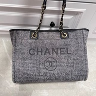 Chanel deauville small tote bag 沙灘包帆布袋