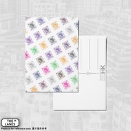 A6明信片 英女皇第一輯香港郵票