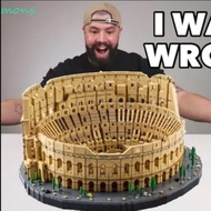 MONS Architecture City Model, Educational Toy Brick Colosseum  Model Roman Colosseum Model, Mini Bui
