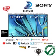 Sony Bravia 3 85 Inch Google TV 4K HDR Processor X1™ Triluminos Pro™ 85" Smart TV K-85S30