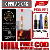 LAYAR FREE/ FREE GLUE + SCREWDRIVER LCD TOUCHSCREEN OPPO A3X 4G TOUCH SCREEN A3X 4G FULLSET OEM QUAL