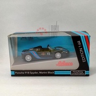 Schuco Diecast Porsche 918 Spyder Martini Black