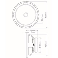 Speaker Jic La 10060 - 10 Inch