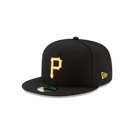 New Era หมวกรุ่น Pittsburgh Pirates Authentic Black 59Fifty Cap