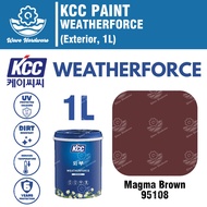 KCC PAINT Weatherforce (95108 [Magma Brown], Exterior Paint, 1L)