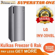 LG kulkas Freezer 6 Rak Inv 304SL Freezer Kulkas LG INV-304SL