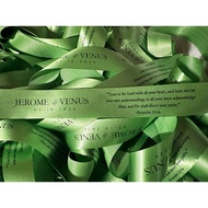 Personalized Satin ribbon (1 1/2”) ( 2” ) 50 yards