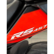 RS457 Letter Sticker, Aprilia Motorcycle Fuel Tank Sticker
