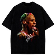 90SThrowback Dennis Rodman 'Rodzilla' 90S Retro Basketball Fashion T-Shirt