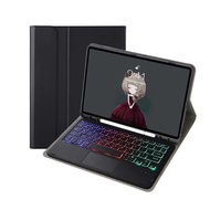 Suitable for Samsung A9+Three-Color Backlight Touch Keyboard Protective Case S9 Tablet S7FE Bluetoot