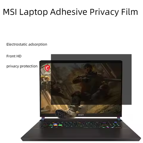 MSI Crosshair 16 HX Creator Z16 Studio laptop adhesive privacy film Vector Sword Stealth Prestige 16