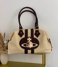 Vivienne Westwood 土星大容量帆布托特包 單肩包