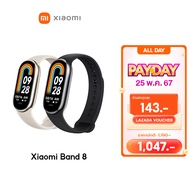 [NEW] Xiaomi Mi Band 8 Smart Band8 นาฬิกาสมาร์ทวอทช์ การวัดออกซิเจนในเลือด หน้าจอ 1.62" 60Hz AMOLED การปรับความสว่างได้อัจฉริยะ