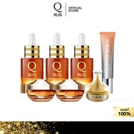 Q russ คิวรัสส์ set-Q7-05 [เซรั่ม 3+ ครีมออร่า2+มาส์ก1+กันแดด1] เซตลดการเกิดฝ้า กระ ลดเลือนจุดด่างดำ