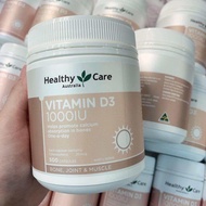 Vitamin D3 1000IU Healthy Care của Úc 500 viên