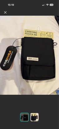 [減價包順豐櫃］日本直送全新日本文具牌子Lihit Lab多格 Small Fit carrying pouch 實用黑色小袋腰包