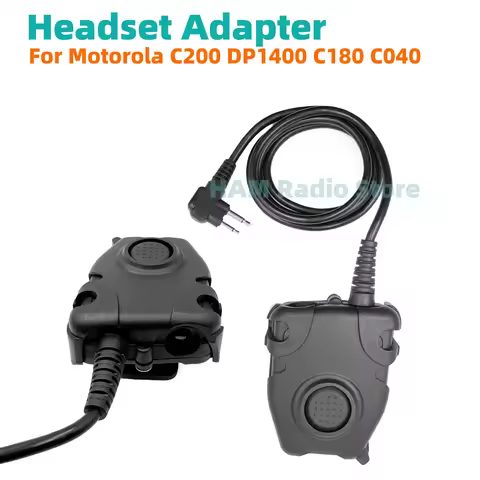 Headset Adapter Z112 PTT For Motorola Radio DP1400 EP450 EP350 CP040 GP300 GP88S CP140 CP160 CT150 C