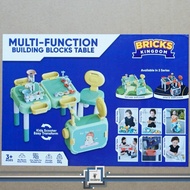 Bricks Kingdom 6in1 Brick Table Ride On Multi Function Building Blocks