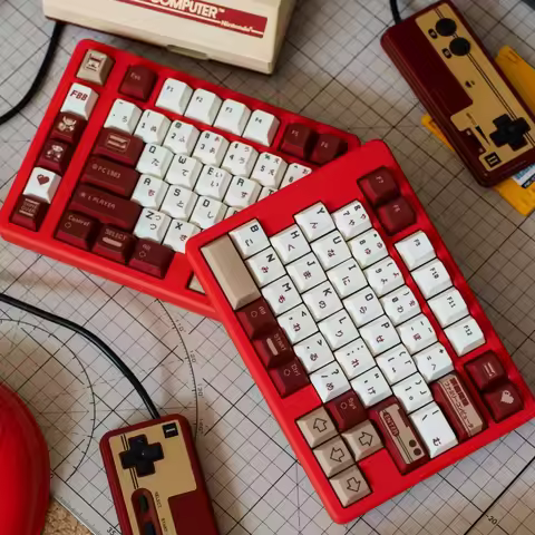 Jin75 Split Mechanical Keyboard Kit 2.4G Wireless Hot-Swap 3D Printed Case Customizable Color Ergono