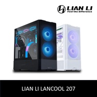 LIAN LI LANCOOL 207 MATX CASE (BLACK/WHITE)