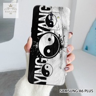 HP Samsung A6 Plus Case - Rajacase - Samsung A6 Plus casing - Yinyang case Motif - Cellphone protect