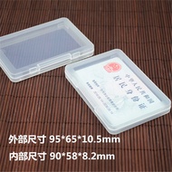 Card Box Plastic Box Business Card Box Bank Card ID Card Box Bus Card Box Card Box Food Grade pp Box