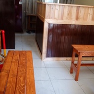 Meja Kasir Letter L 250 cm, Meja Bar Letter L, Meja Resepsionis meja customer service, meja warung l