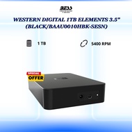 WESTERN DIGITAL 1TB ELEMENTS 3.5