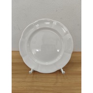 Bone China-N0305-Divided Plate/Snack Plate/Flat Plate 16.5 cm.