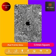 Garskin Skin iPad 11 A16 Crimes Square Fullbody Backonly/ | Anti-scratch | Case | Vinyl Vinyl
