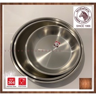 Zebra SUS 304 S/Steel Deep Tray 7.5'' / 9˝ / 10˝ /  斑马盘，碟子, deep plate