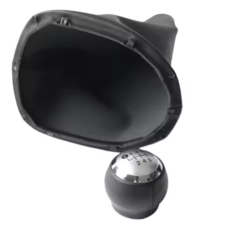 A09E-Car Manual Transmission 6 Speed Gear Shift Knob With Dust Cover For Toyota Yaris II 2 MK2 2005-