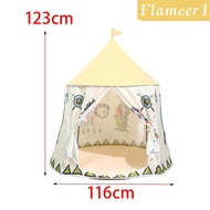 [flameer1] Kids Play Tent Prince Castle Tent Indoor Outdoor Tent Portable Foldable Playroom Teepee Castle Tent for Barbecues Picnics