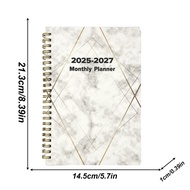 3 Year Calendar 2025-2026-2027 Monthly Planner 3 Year Monthly Planner Calendar Planner Daily Noteboo