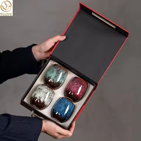 175ML Ceramic Coffee Mugs Teacup Porcelain Expresso Cup Home Creative Tea Cup Set Box Package керами