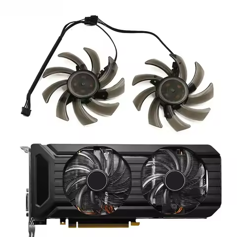 2Pcs/Set 87mm(90mm) GA91S2U,GPU Video Card Fan,For Palit GeForce CMP 30HX 6G Fan,GTX 1080 1070 Ti 10