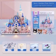 Compatible With LEGO's New Girl Building Block Series Disney Castle Princess Children's Educational Toys Gifts