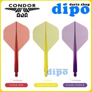 CONDOR AXE CLEAR COLOR【Standard】- CONDOR AXE Darts Flight (Hard Material)