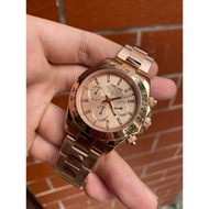 Seiko Mod Daytona Rose Gold Quartz Movement