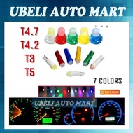 1PCS T5 T4.7 T4.2 T3 SMD Wedge Instrument Dashboard Car Meter LED Light Bulb Universal Proton Peroad
