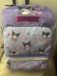 Sanrio Kuromi 21-22L 大size 書包 school bag  護脊書包小學書包
