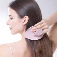 鯨品購 - 粉紅葉子輕盈洗髮梳 洗頭按摩刷 家用洗頭器 洗頭刷 頭皮按摩 洗髮梳 深入解癢 清潔更徹底