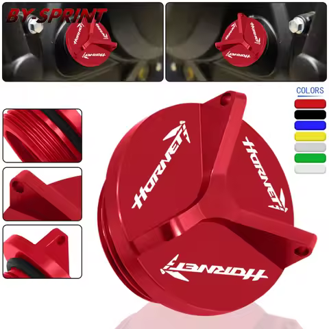 cb750 hornet Motorcycle CNC Engine Oil Fuel Filler Cover Cap Plug For CB750 HORNET CB 750 Hornet 202