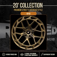 20" KF43 Hybrid Forged Offroad Rim for 4X4 PCD 6X139.7 (MATTE BRONZE)