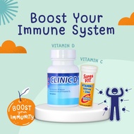 IMMUNITY BUNDLE SALE | Immune Health Support | Supravit Daily Vitamin C 1000mg + Clinic D3 Vitamin D