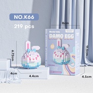 Panda merah/Kuromi/Cinnamoroll/Building Block Bricks Susun DIY Mainan Edukasi Anak Puzzle Lucu Gift